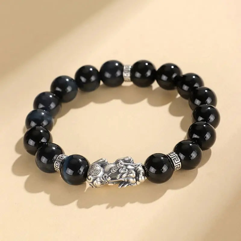 Pixiu black agate Seraphic Spark