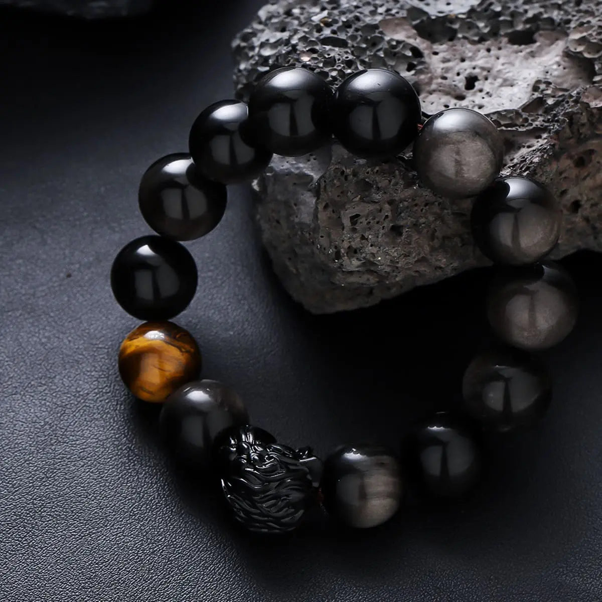 Awakening lion national style tiger's eye stone Seraphic Spark