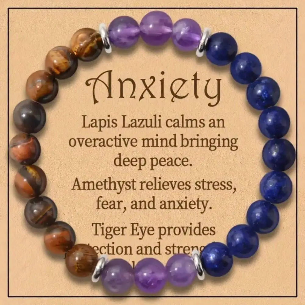 Amethyst lapis lazuli tiger's eye Seraphic Spark